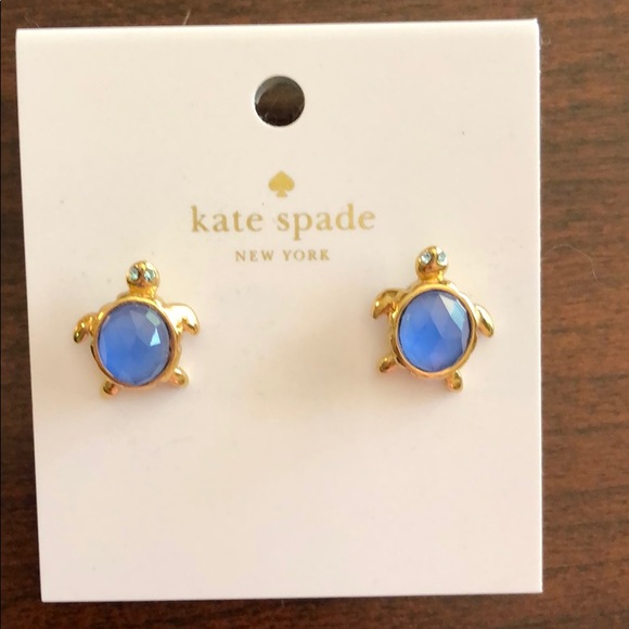 kate spade Jewelry - Kate Spade Turtle Earrings